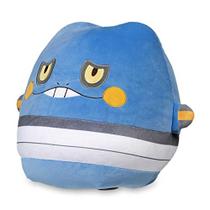 Centro Pokémon: Croagunk Grande Microbead Plush, 15 3/4 polegadas