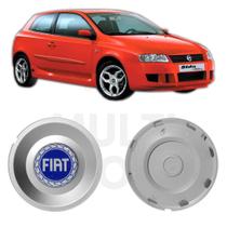 Centro Roda Fiat Stilo Schumacher 2005 2006 2007 Logo Azul