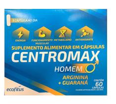 Centromax Homem Arginina e Guaraná Com 60Cps - Ecofitus - Ecofitus Laboratorio