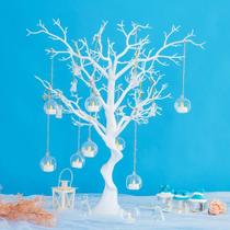 Centros de árvores sziqiqi para casamentos Ornamento Decorativo Árvore de Exposição para Mesas Galhos de árvore para decoração Branco Artificial Manzanita Tree Centerpiece para festa de aniversário de Natal Interior ao ar livre