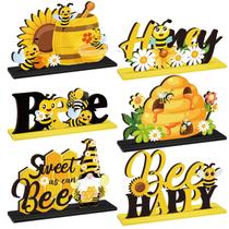 Centros de mesa Realspring Bee Baby Wood 6 unidades