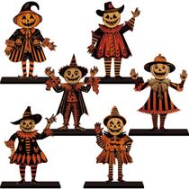 Centros de mesa SZTZPW com decoração vintage de Halloween (6 unidades)