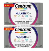 Centrum Select Mulher 50+ Com 2 Cx De 30 Comprimidos Cada