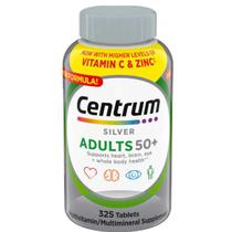 Centrum Silver Adultos 50+ 325 Tablets Sem Sabor