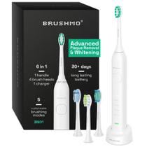 Cepillo de Dientes Eléctrico Brushmo BM01 Blanco Recargable 5 Modos