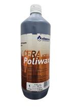 Cera acrílica poliwax - preta - cleaner - 1 litro