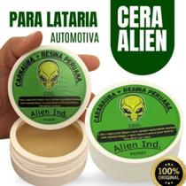 Cera Alien Ind Espelhamento Cerâmico Carnaúba Automotiva Tira Riscos Polimento Repele Água 120G