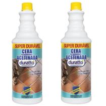 Cera Antiderrapante Acetinada Duratto Incolor 1 Litro 02 Und Cera Antiderrapante Acetinada Duratto Incolor 1 Litro 02 Und