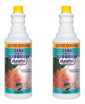 Cera Antiderrapante Alto Brilho Duratto Incolor 1 Lt 02 Und