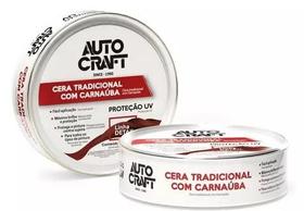 Cera Automotiva Auto Craft em Pasta 200g Proteção UV e Brilho com Carnaúba Concentrada