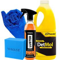 Cera Automotiva Carnaúba Brilho e Proteção Luster Vonixx Shampoo Automotivo Limpeza Pesada Detmol Sandet Cera Automotiva Carnaúba Brilho e Proteção Luster Vonixx Shampoo Automotivo Limpeza Pesada Detmol Sandet