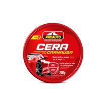 Cera Automotiva Carnaúba Brilho Proteção Carro Proauto 200g