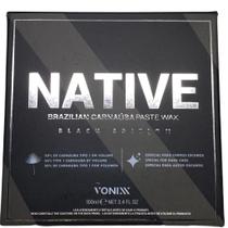 Cera Automotiva Carnaúba Preta Cristalizadora Native Black Wax 100ml