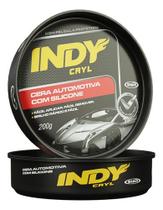 Cera Automotiva Com Silicone Indy Cryl 200g Protege Da Chuva