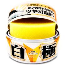 Cera Automotiva Híbrida Premium Extreme Gloss White Cleaner Limpante Pinturas Claras 200g Soft99