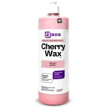 Cera Automotiva Liquida 4 em 1 Cherry Wax Carro Brilho Proteção Tira Riscos 1L Zacs