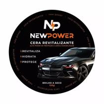 Cera Automotiva Revitalizadora 120g Para Painel Plástico ParaChoque Couro Brilho Premium