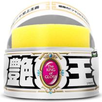 Cera Automotiva The King of Gloss White Cleaner Brilho Proteção Limpeza 320g Soft99