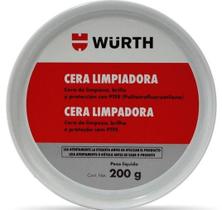 Cera Automotiva Wurth Limpadora Carnaúba Premium 200g