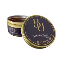 Cera bagnato bell'uomo (fixação forte e efeito brilho) pomada para cabelo 100g