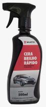 Cera brilho rápido incolor espelhamento polidor moto carro 500ml Wurth