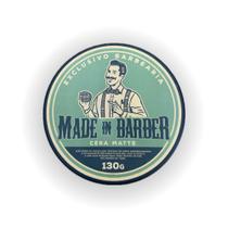 Cera Capilar Matte Efeito Seco Alta Fixação Uso Profissional Made in Barber - 70G / 130G