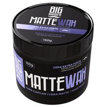 Cera Capilar Matte Wax Big Barber 150g Efeito Seco Profissional