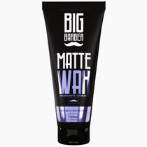Cera Capilar Matte Wax Bisnaga Big Barber 120g Efeito Seco Profissional