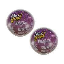 Cera Capilar Maxgold Modeladora Tranças E Nudred 150G - 2Un Cera Capilar Maxgold Modeladora Tranças E Nudred 150G - 2Un