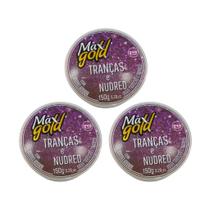 Cera Capilar Maxgold Modeladora Tranças E Nudred 150G - 3Un