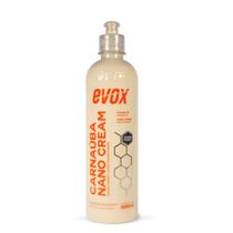 Cera Carnaúba Automotiva Limpa Protege Brilho Proteção Uv Nano Cream 500ml Evox