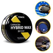 Cera Carnaúba Hybrid Wax Vonixx Brilho Intenso, Proteção por Até 4 Meses, Carros de Todas as Cores 240ml 1 unidade Cera Carnaúba Hybrid Wax Vonixx Brilho Intenso, Proteção por Até 4 Meses, Carros de Todas as Cores 240ml 1 unidade