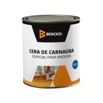 Cera carnauba incolor madeira 900ml 444 benckol