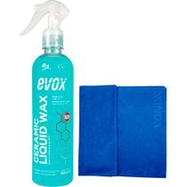 Cera Ceramic Liquid Wax Evox + Pano Ultra Fino 8k Vonixx
