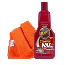 Cera cleaner wax liquida meguiars 473ml + 3 flanelas evox