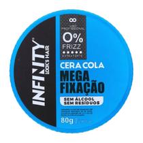 Cera Cola Mega Fixação 80g - Infinity Cera Cola Mega Fixação 80g - Infinity