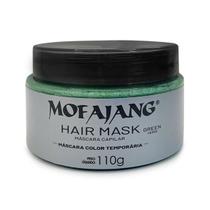 Cera Colorida Para Cabelos Mofajang Verde Temporária 110g - Troia Hair