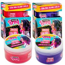 Cera Colorir Cabelo Hair Style Makebrinq Colors Roxo E Rosa