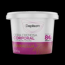 Cera Cremosa Corporal Depilsam de Micro-Ondas Maracujá 200G