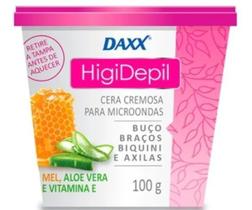 Cera Cremosa Depilatória Para Micro-Ondas Daxx Higi Depil 100g