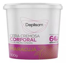 Cera Cremosa Micro ondas Maracujá 100g Depilsam