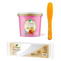 Cera Cremosa Quente Para Depilação Hidrossoluvel Eficaz e Suave Dpeel 300gramas