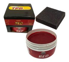 Cera Cristalizadora Própria Carro Vermelho Wax Color Red tfp 140g