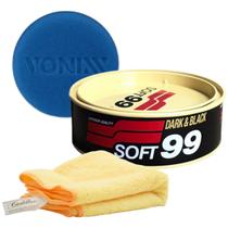 Cera Dark Black Soft99 100g +Aplicador Vonixx +Pano Cadillac