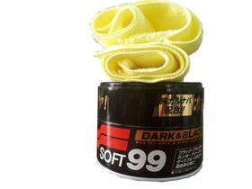 Cera Dark Black Soft99 - C. Escuras 300g + Brinde Microfibra - SOFT 99