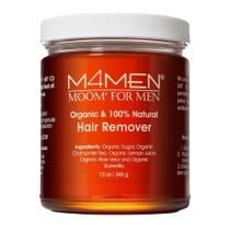 Cera de açúcar para depilação MOOM Organic para homens 350ml com aloe