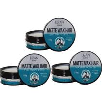 Cera De Cabelo E Barba Classic 130g Matte Wax Hair Kit c/3 Unid