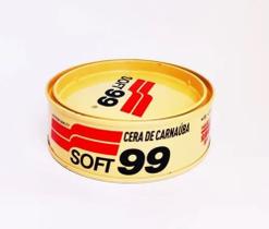Cera de Carnaúba 100g - Soft99 e Brinde (Microfibra) Cera de Carnaúba 100g - Soft99 e Brinde (Microfibra)