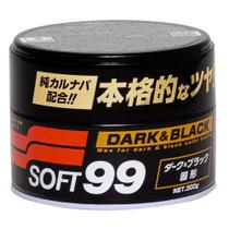 Cera de Carnaúba para Carros Escuros Dark &amp Black 300gr Soft99