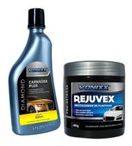 Cera De Carnauba Plus Revitalizador Plastico Rejuvex Vonixx